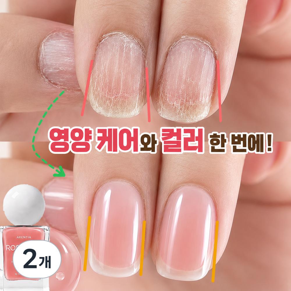 Nagelversterker Nagelvoedend Supplement Nagellak Nudy Peach Nagellak Siroop Dames Manicure 2 stuks 15ml