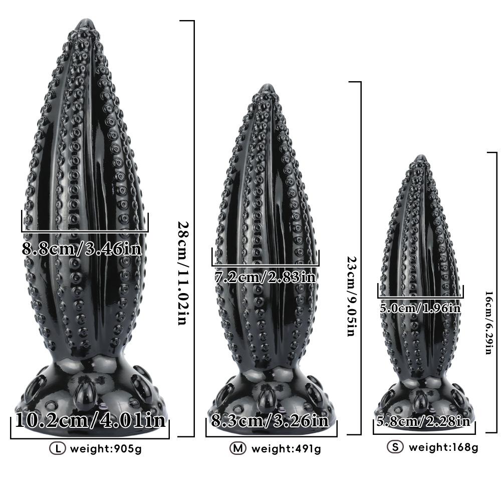PVC Tentakel Analplug Extra Großer Butt Plug für Frauen Erwachsenen Sexspielzeug