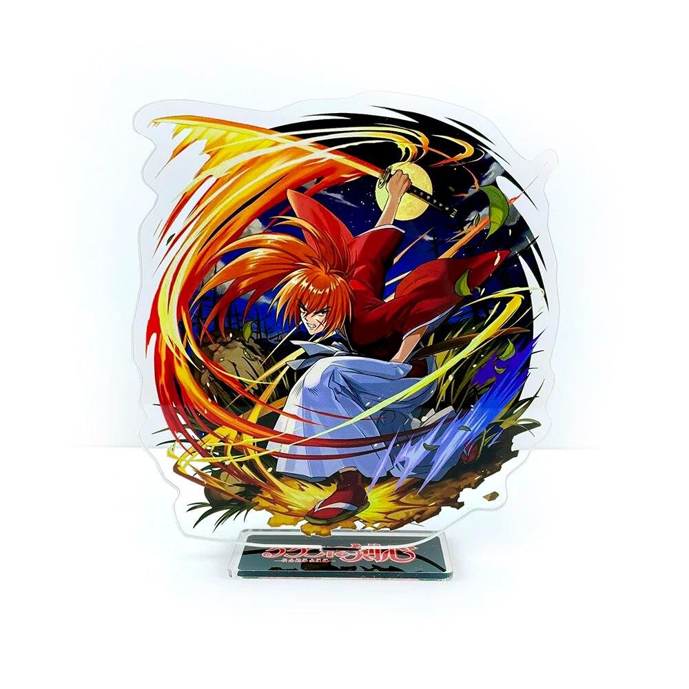 

Rurouni Kenshin Himura Kenshin сражается с акриловой подставкой, игрушечная фигурка