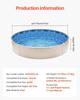 Round Pool Liner 24ft Overlap Style Pool Liner 54in Wall Height