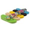 Elegant Women Summer Flip Flops Wedge Heeled Platforms With Comfortable Beach Shoes