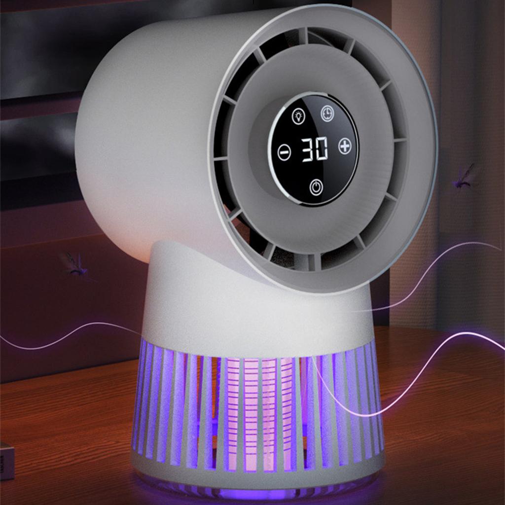 Mosquito killer lamp electric shock mosquito killer lamp fan two in one outdoor camping usb mosquito killer