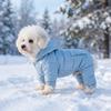 Winter Warm Pet Coat Dogs - Thick Graphene-Infused Fleece Jacket Waterproof Windproof 4-Leg Design