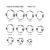 Stainless Steel 11-Piece Round Cookie and Mousse Cutter Set