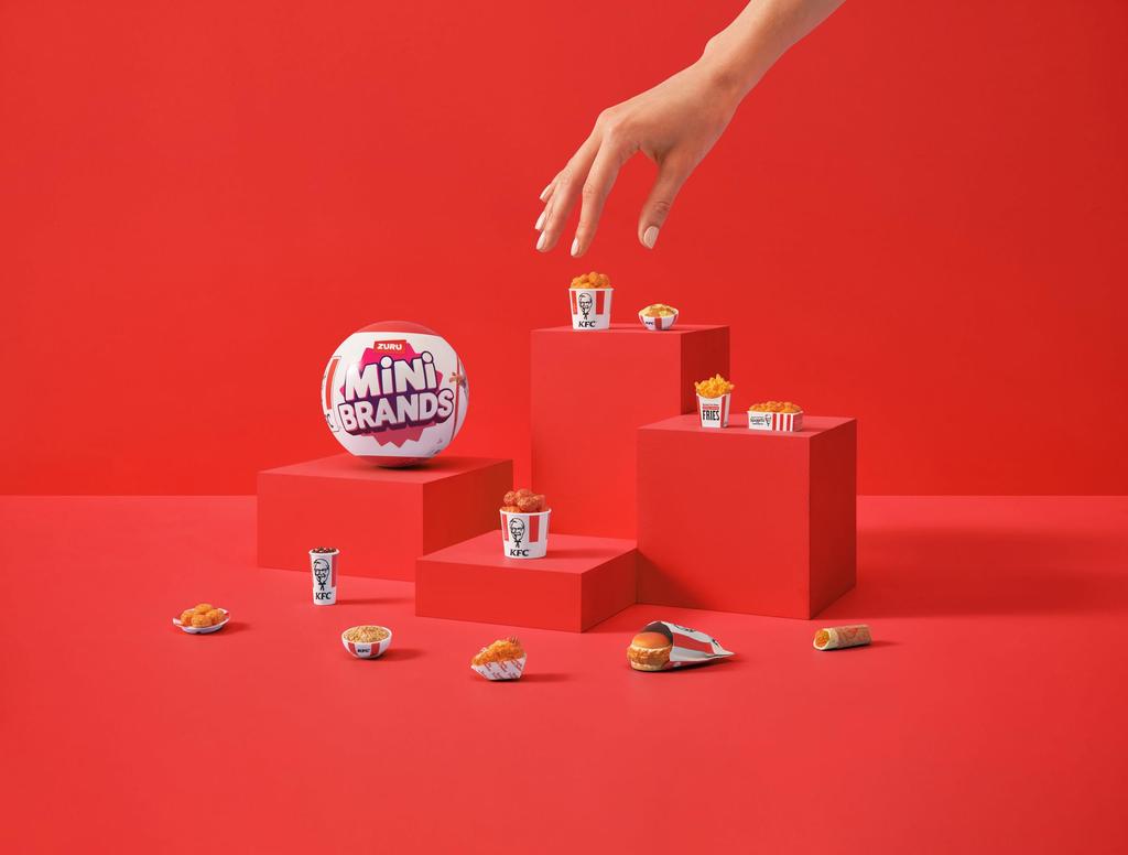 ZURU Mini Brands KFC Series 1 Mystery Capsules (5 Capsules)
