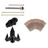 Floor Repair Kit Wood Under Carpet Squeak No More Woodworking Project Supplies with Tools 50 Screw