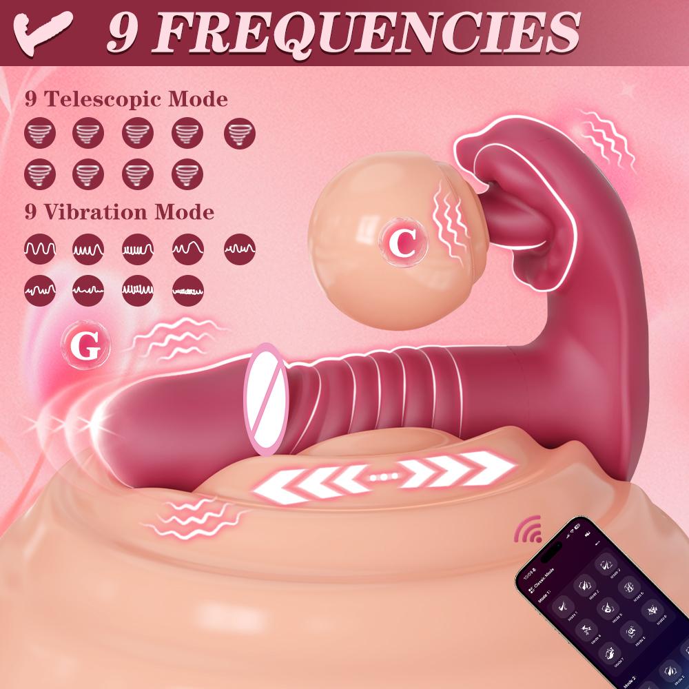 2026 Sexy Adult Female APP Bluetooth Control Vagina Vibrator Female Clitoris Stimulator Dildo Vibrator Adult Sex Toys for Women 18+ Insert Masturbator
