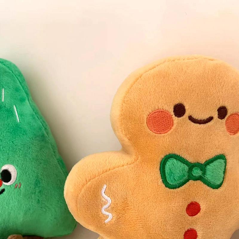 Christmas Doll Gingerbread Man Xmas Tree Throw Pillow Christmas Decoration 2025 Sofa Ornament Christmas Gift Pillow Cushion