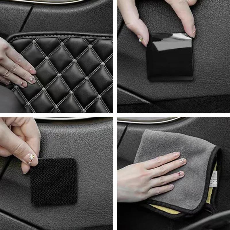 Carpet Fixing Stickers Self-adhesive Double-sided Carpet Fixing Stickers Car Home Floor Round Square Anti-slip Tape Strips