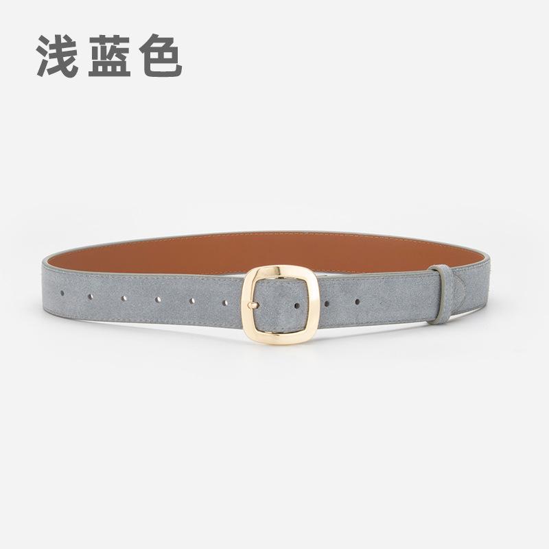 Vintage Damen Gürtel Leder Matt Wildleder Dekoration Mit Rock Jeans Gürtel Damen