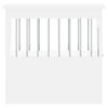 Vidaxl Dog Pen, White, 45X62X59 Cm, Wood-Based Material