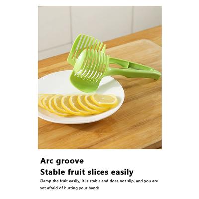 Plastic Lemon Tomato Slicer Multifunctional Fruit Divider Kitchen Cooking Gadget
