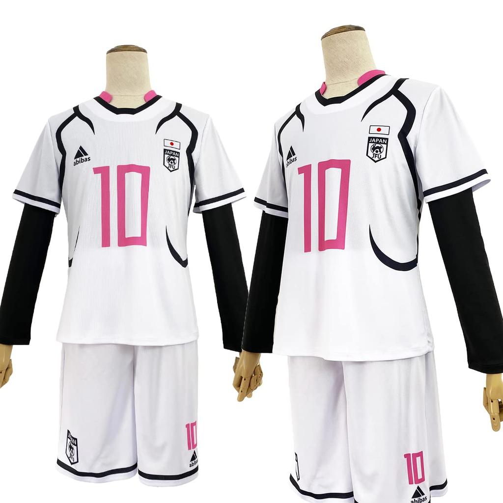 HOLOUN Blue Lock Sae Ito 10 White Cosplay Halloween Performance Holiday Size L & No. Costume, Sportswear, Event, Anime, Costume, Outfit, Gift,