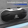 Car Sun Visor Sunglasses Storage Box Glasses Case Clip Accessories For Lexus CT ES GS NX IS250 CT200h IS300h ES300h RX400h NX300