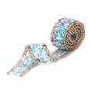 2.5cm     Mesh Wrap Roll   Rhinestones Chain Trim Ribbon Decoration (#01)