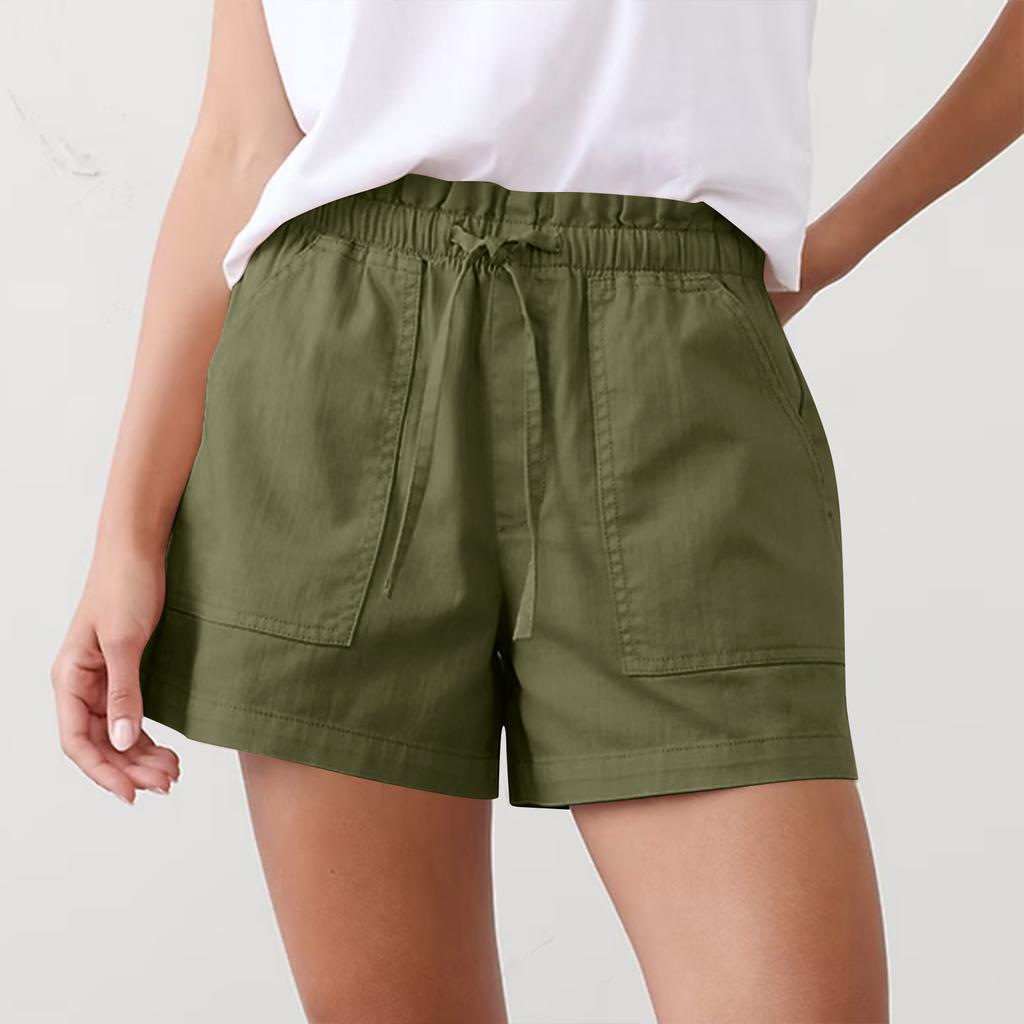 Damen-Shorts mit Taschen, Freizeit-Shorts