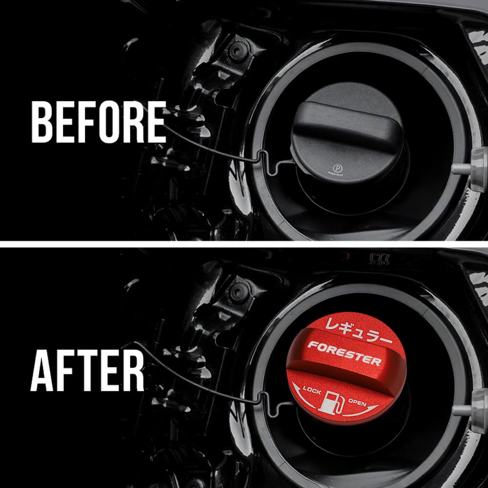 XIKER Subaru Forester SK Series SJ Series Dedicated Fuel Cap Cover Dress Up Aluminum