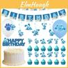 Vibrant Blue's Clues Kids Themed Birthday Party Decor Set With Happy Birthday Banner And Balloons