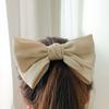 Women's Release Satin Ponytail Ribbon Hairpin 3 Colors