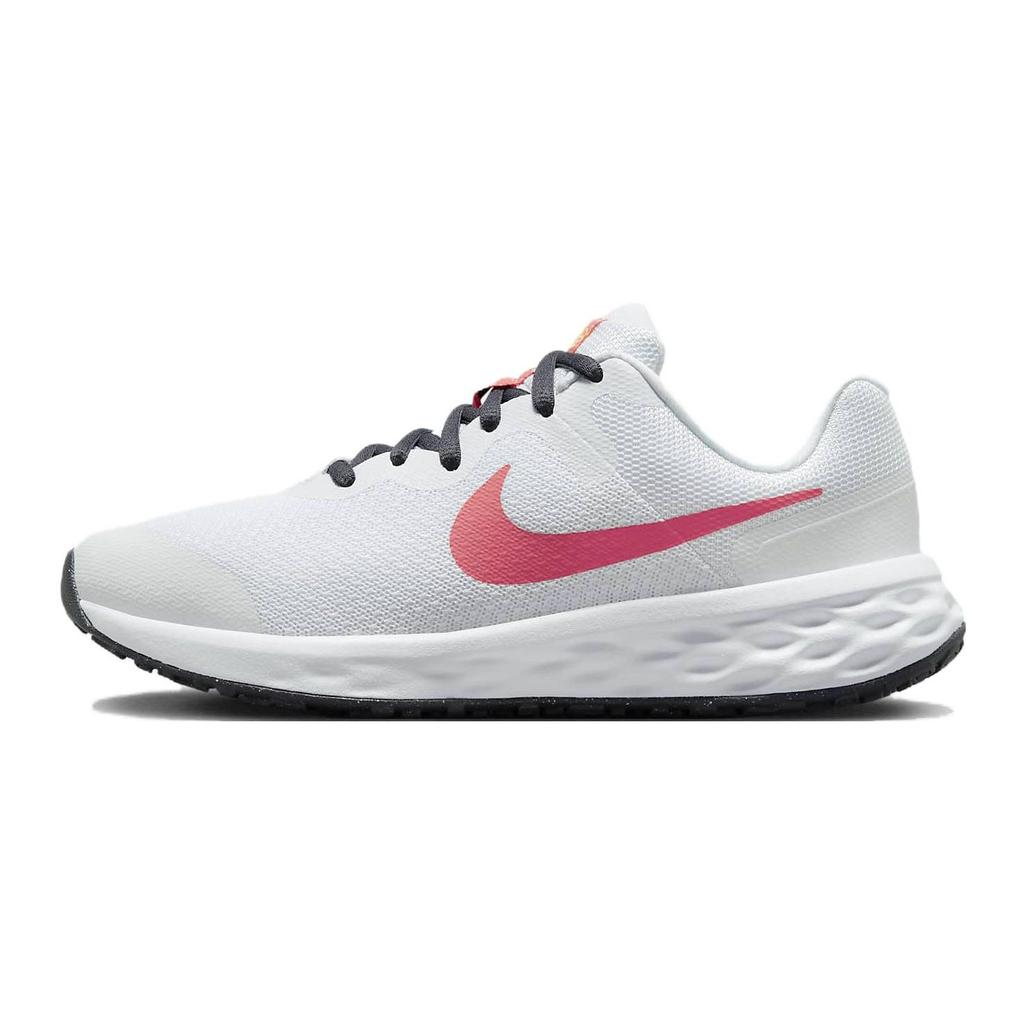 Nike Revolution 6 GS Comfortable Sports Non-Slip Durable Low-Top Kids Running Shoes Kids sneaker White DD1096-101
