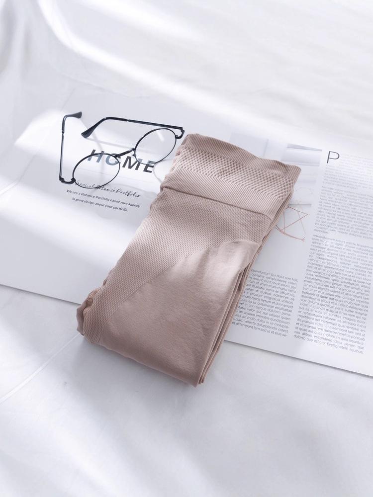 Damen 3D Hüfthebende High-Waist Schwarze Leggings mit Bauchkontrolle - Nicht durchsichtig, mit Fußteil, für Herbst/Winter