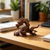 3D Printed Chinese Dragon Ornament, Dragon Fish Tank Decoration, Desktop Dragon Sculpture, Creative Dragon Figurine for Aquarium And Home Decor