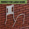 Stainless Steel Hose Holder Wall Mount Hose Hanger Heavy Duty Garden Hose Hook for Outdoor Garage Extension Cord Organization