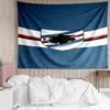 Rugby Team Emblem Tapestry, Unique Design Tapestry, Suitable for Bedroom,Livingroom, Playroom,Heartwarming Fan Holiday Gifts
