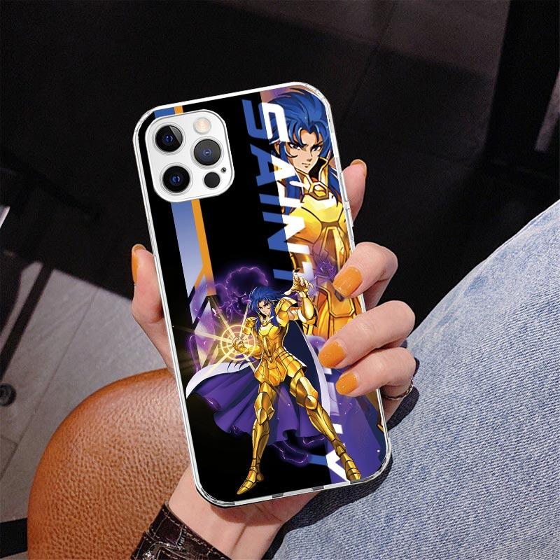 Anime Saint-Seiya Phone Case For iPhone 17 Air 16 Pro Max 16E 15 + 14 Plus 11 12 13 Mini 7 8 SE Gift Print Cover Fundas 16 Pro M