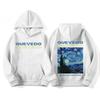 Quevedo Buenas Noches Sudadera con Capucha Gráfica de Álbum Moda Masculina Hip Hop Sudaderas Oversize Forro Polar Sudadera de Alta Calidad