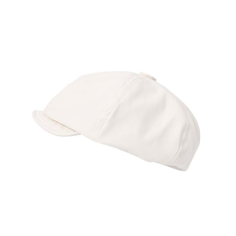 

Women s Cloud Beret Fashionable Eight-angle Cap Chic Beret Spring Newsboy Hat бежевий