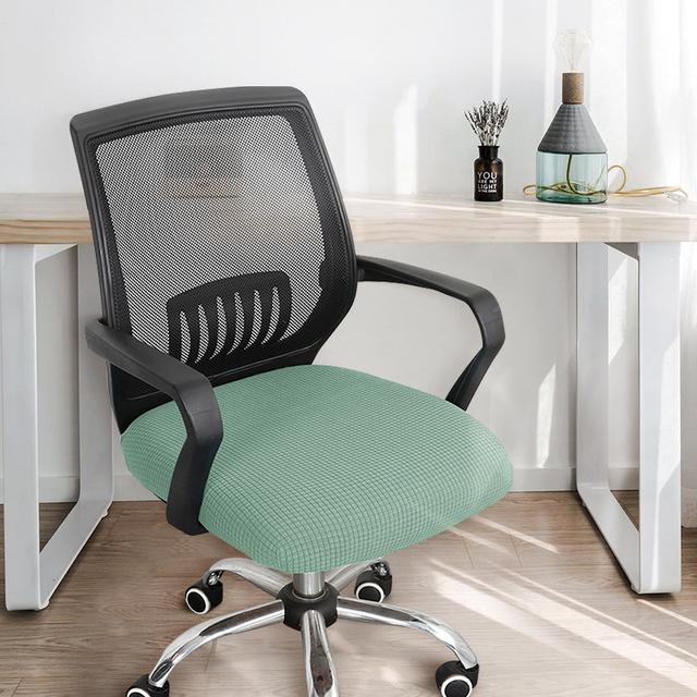 Office Seat Cover Thickened Simple Chair Cover Elastic Home Stool Cover Fabric General Computer Swivel Chair Cover