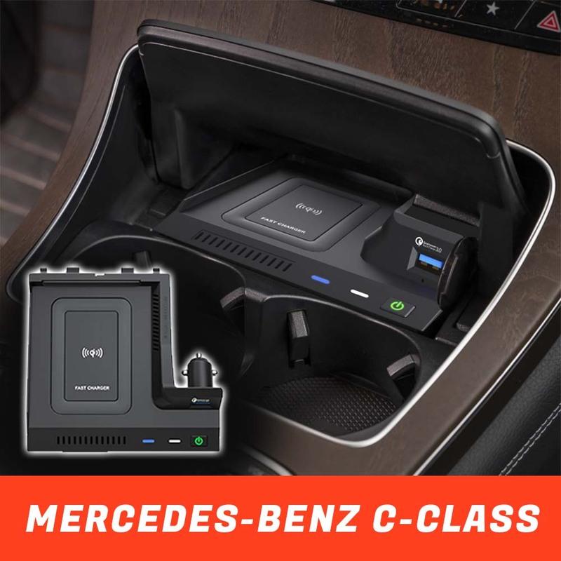 Upgrade Wireless Charger For Mercedes Benz W205 C43 C63 AMG GLC43 GLC63 X253 C /GLC-Class Mobile Phone USB Accessories