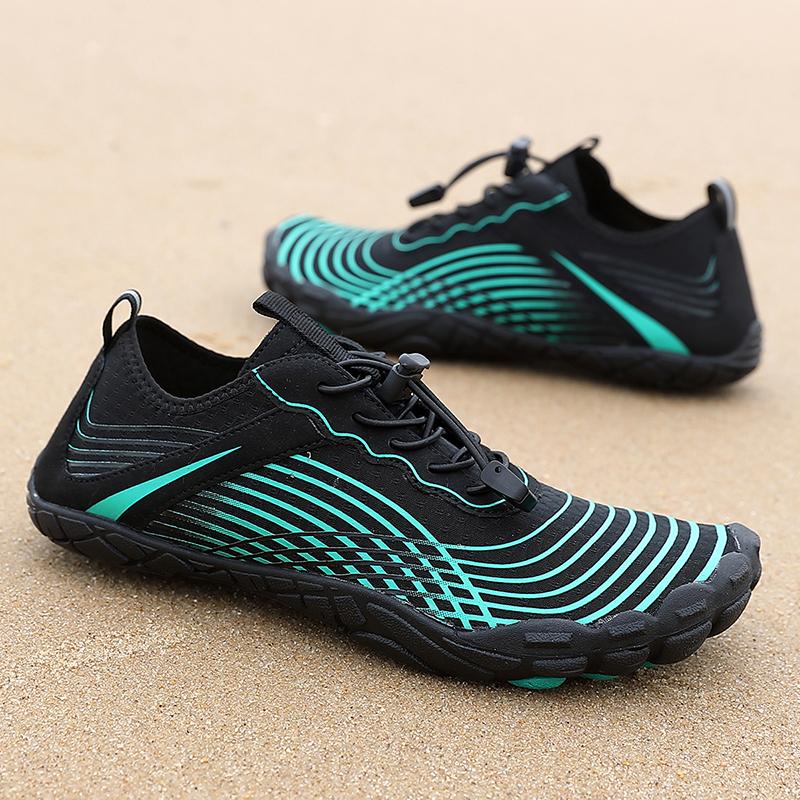 Unisex Beach Aqua Shoes New Outdoor Quick Dry Upstream Wading Shoes Breathable Creek Tracing Water Non-Slip Five Finger Shoes