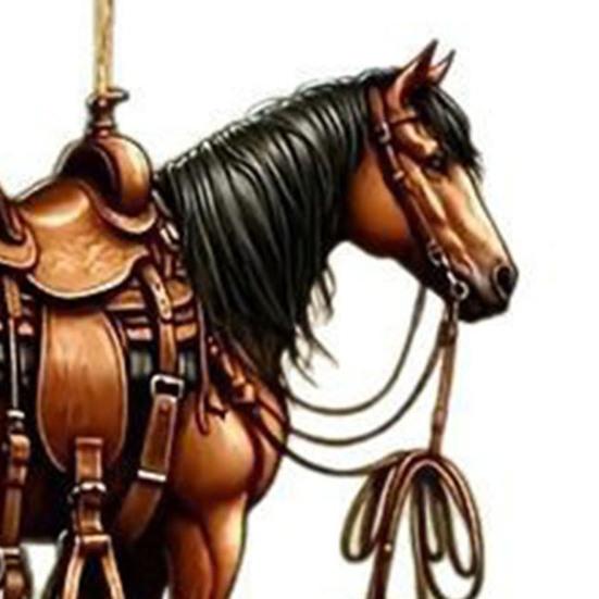 Realistic Horse Car Pendant 2D Acrylic Western Cowboy Horse Car Charm Keychain Rearview Mirror Decoration Gift for Equestrian Lovers