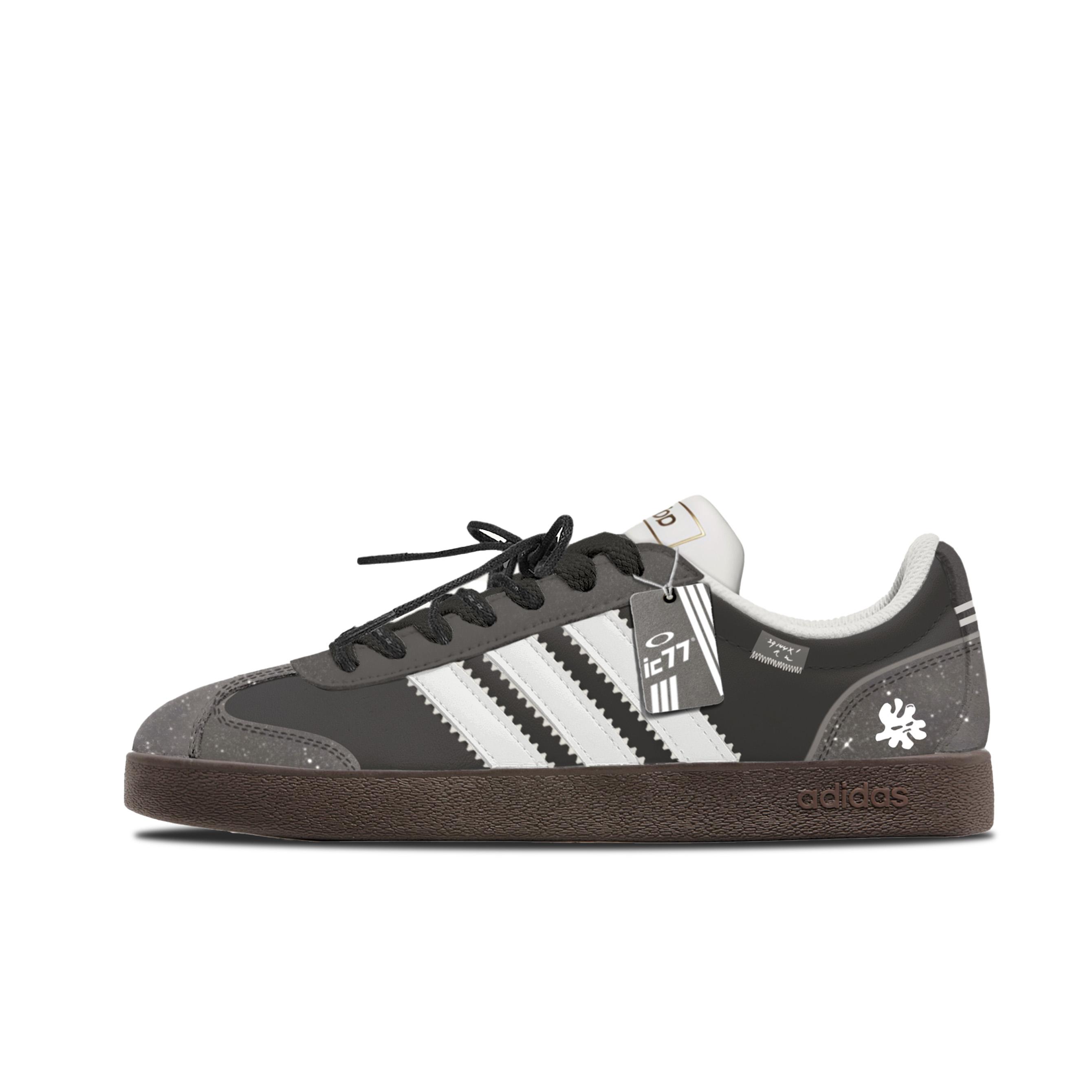 

Adidas Vl Court Classic Gray Seal Cushioning Abrasion Resistant Cushioning, Wear Resistant Low top Skateboard Shoes JQ2470(Team632-) 41⅓