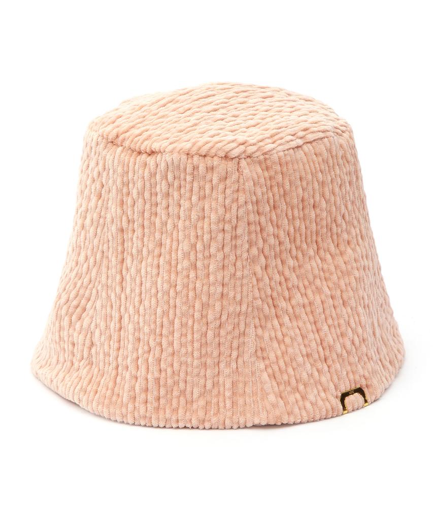 Eondeokeonteulolseutyudio Corduroy Bucket Hat Stand Bucket / Wave Corduroy / Salmon