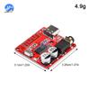 Type-C USB Mini Bluetooth 5.1 MP3 Audio Receiver Board Bluetooth MP3 Lossless Decoder Board Wireless Stereo Music Module 3W