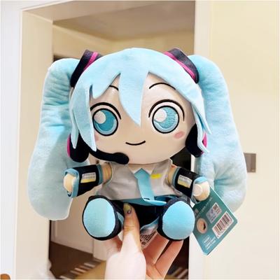 Original 20cm Anime Hatsune Miku Kwayi Fufu Kagamine Len Kagamine Rin Megurine Luka Kaito Filled Pillow Present Doll Plush Toy
