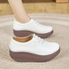Rocking shoes women's platform autumn new versatile muffin soft sole not tired feet casual shoes mother dancing single shoes