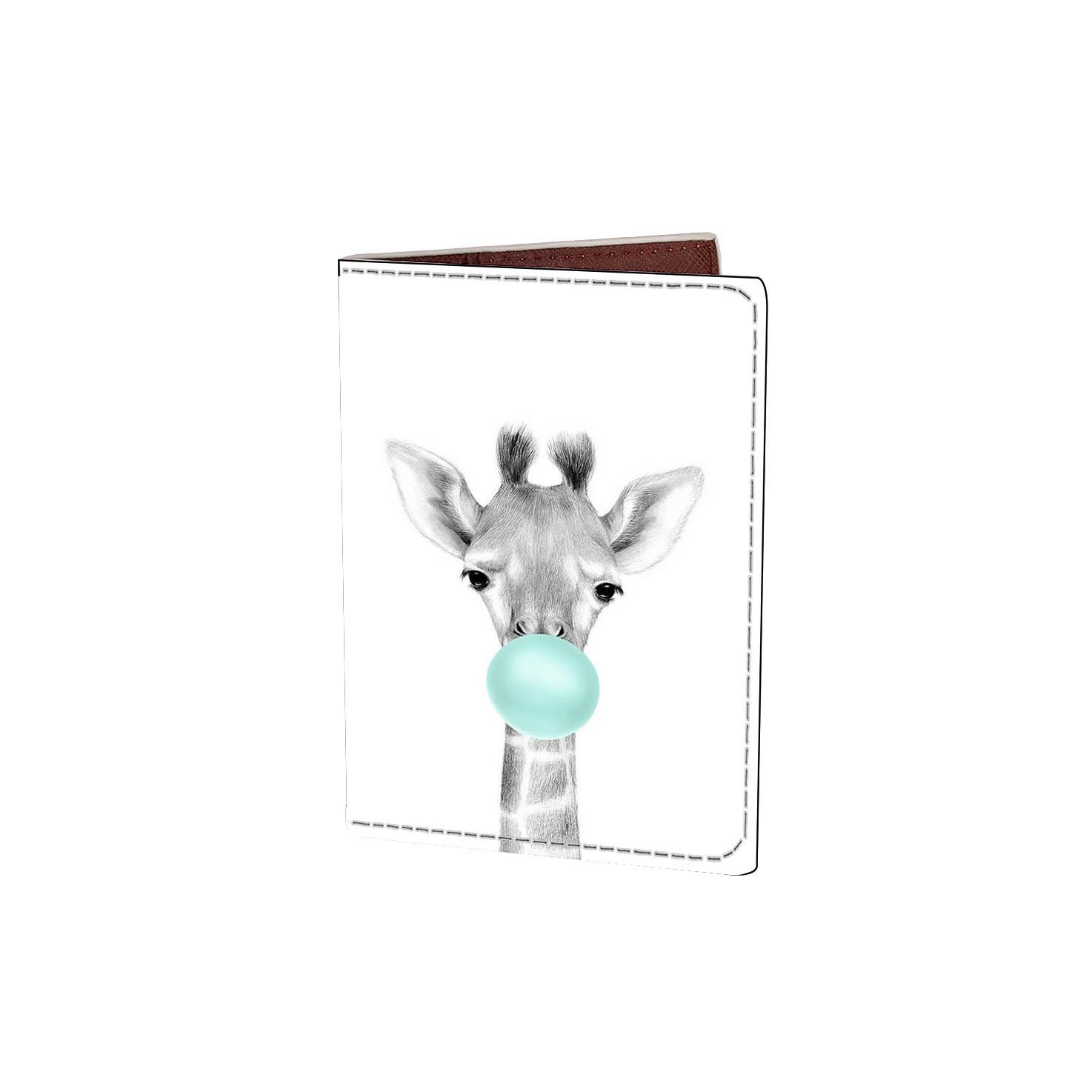 

Милый кот собака жираф паспортная сумка студенческий креативный животный держатель для ID