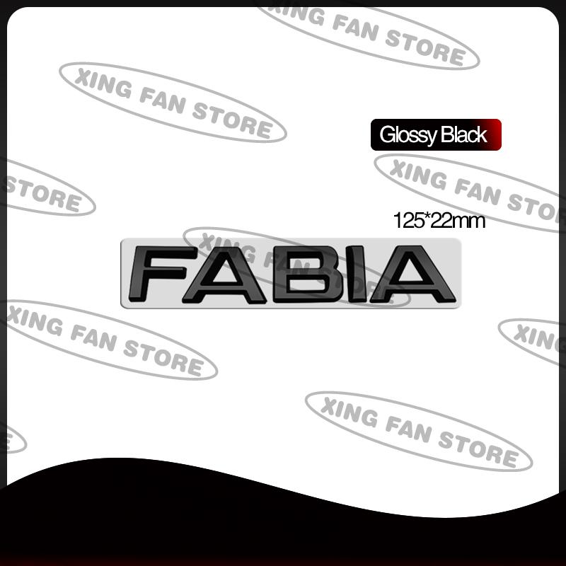 AFE2  Auto Styling For Skoda Octavia Superb Fabia Kodiaq Rapid 4x4 Car Rear Trunk Badge Decal Body Sticker Accessories