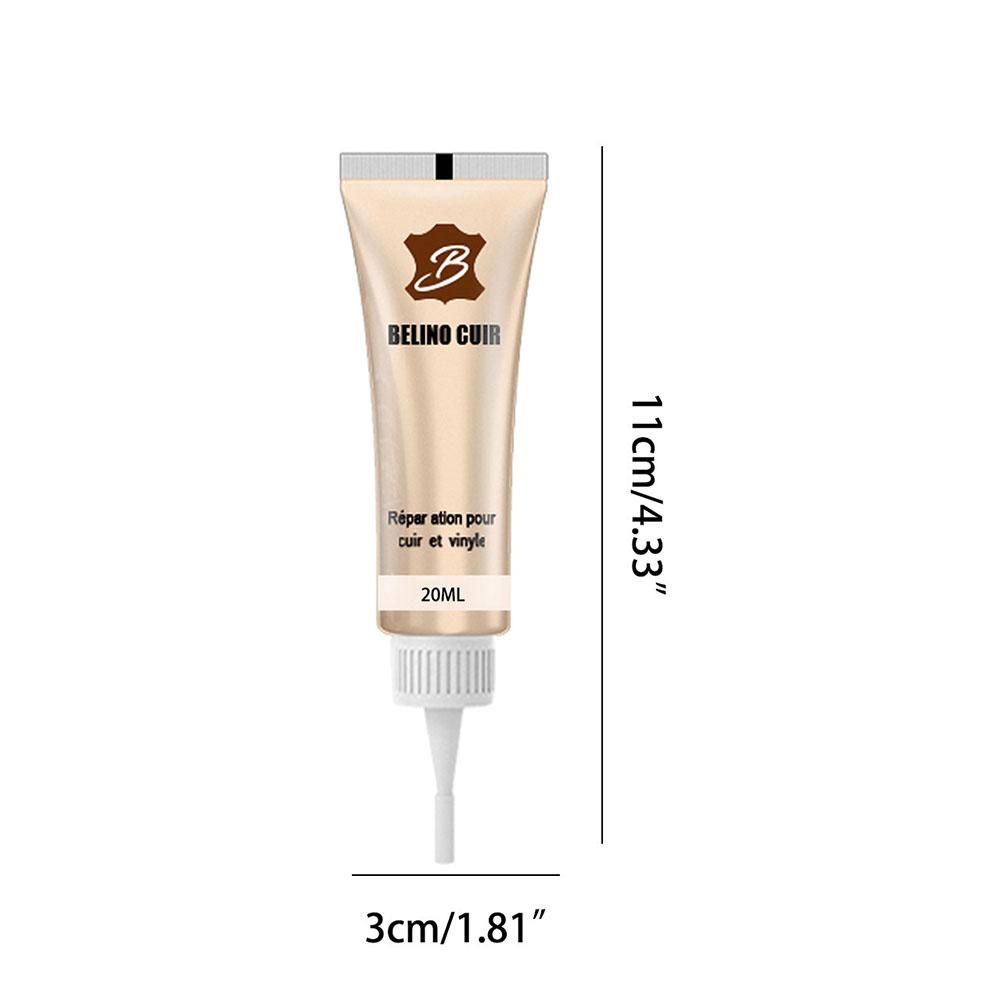 20ml Lederfüller Reparatur Gel Autositz Sofa Mäntel Löcher Kratzer Risse Ergänzende Aufbereitungscreme Paste für Waschen & Pflege