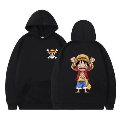 Mono con capucha de forro polar para hombre y mujer, estampado de Anime, jersey de primavera y otoño, sudadera con capucha de moda, Hip Hop casual, chándal nuevo para hombre, ropa urbana