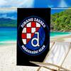 Croatian Football Crest Design Microfiber Beach Towel, Lightweight And Quick-Dry, for Summer Travel, Beach Essential, Swimming Pool Outdoor