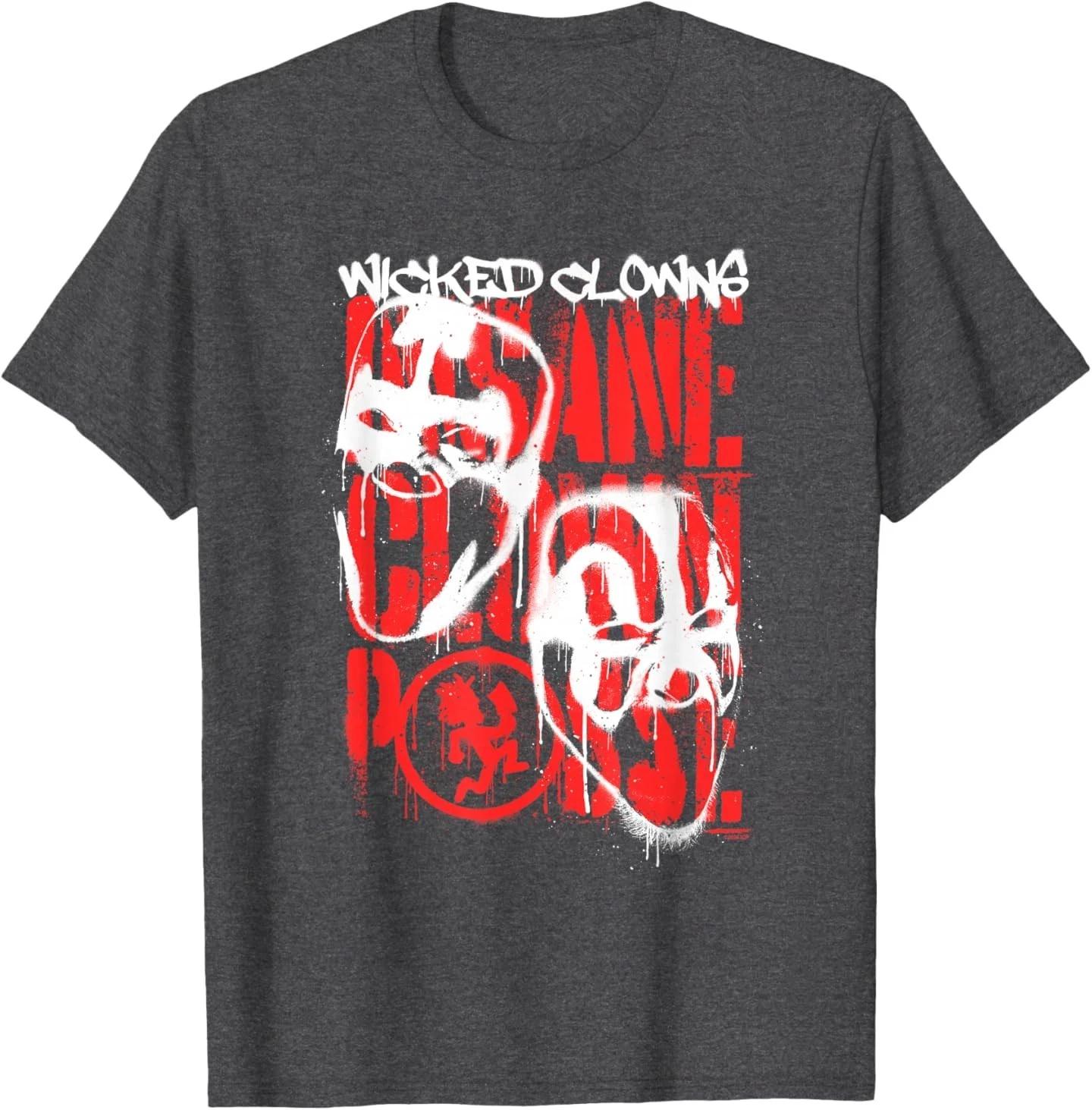 

ICP Spray Painted Wicked Clowns Graffiti Hip Hop T-Shirt S