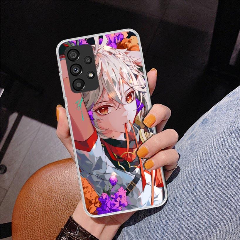 Genshin Impact Raiden Shogun Baal Phnoe Case for Samsung Galaxy A17 A37 A57 A16 A26 A36 A56 A15 A14 A13 A55 A54 A53 A35 A34 A33