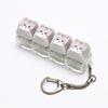 4 Keys Keycap Keyring Cute Cat Mechanical Keyboard Keychain  Gifts for Kitten Fans