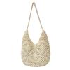 Premium woven bag women's large-capacity new versatile shoulder crossbody seaside beach bag