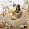 Lazy Caterpillar Beanbag Sofa: Tatami Recliner for Bedroom, Balcony, and Living Room Leisure.